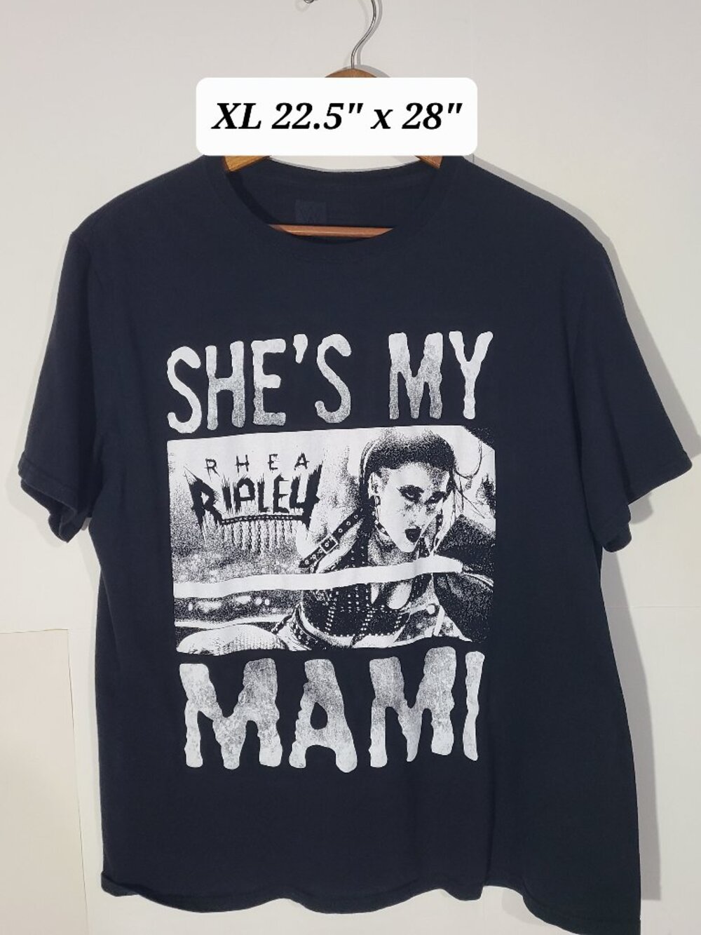 WWE Rhea Ripley "She's My Mami" Black XL T-Shirt Officially Licensed
